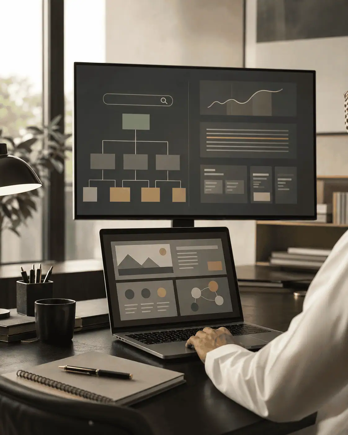 SEO and website strategy workspace for Saudi market growth
